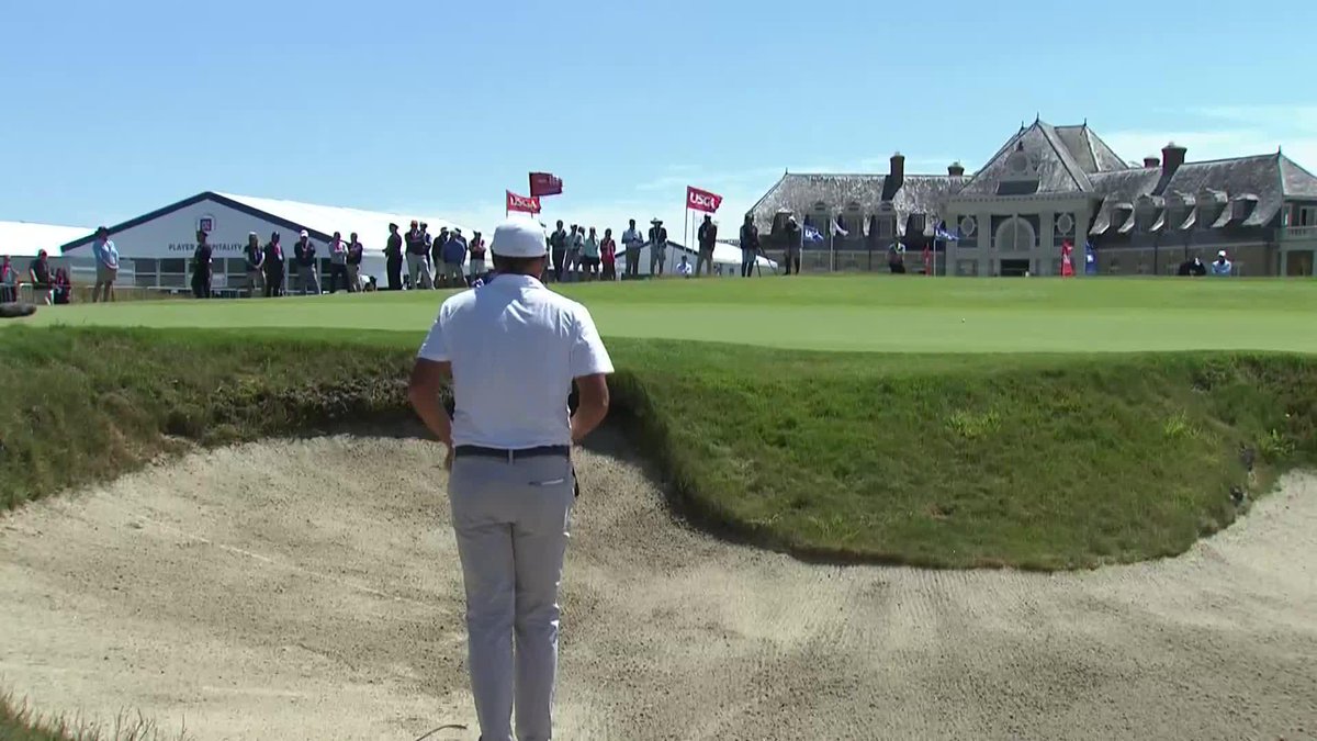 Golf shot 💯 This bunker shot secured the win for Blandy 🙌 #USSeniorOpen USGA