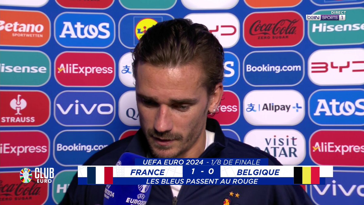 🏆 #ClubEuro 🔥 Antoine Griezmann : "Sans une grande défense, tu ne peux pas aller loin [...] C'est un plaisir de jouer avec ce vestiaire" #Euro2024 #beINEURO2024 #FRABEL