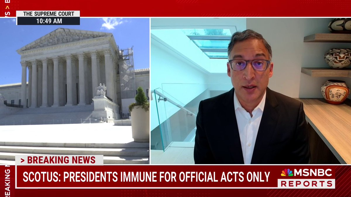 "I've never seen language like this in a Supreme Court opinion." WATCH: Neal Katyal reacts to Justice Sonia Sotomayor's scathing dissent on Trump's immunity ruling.