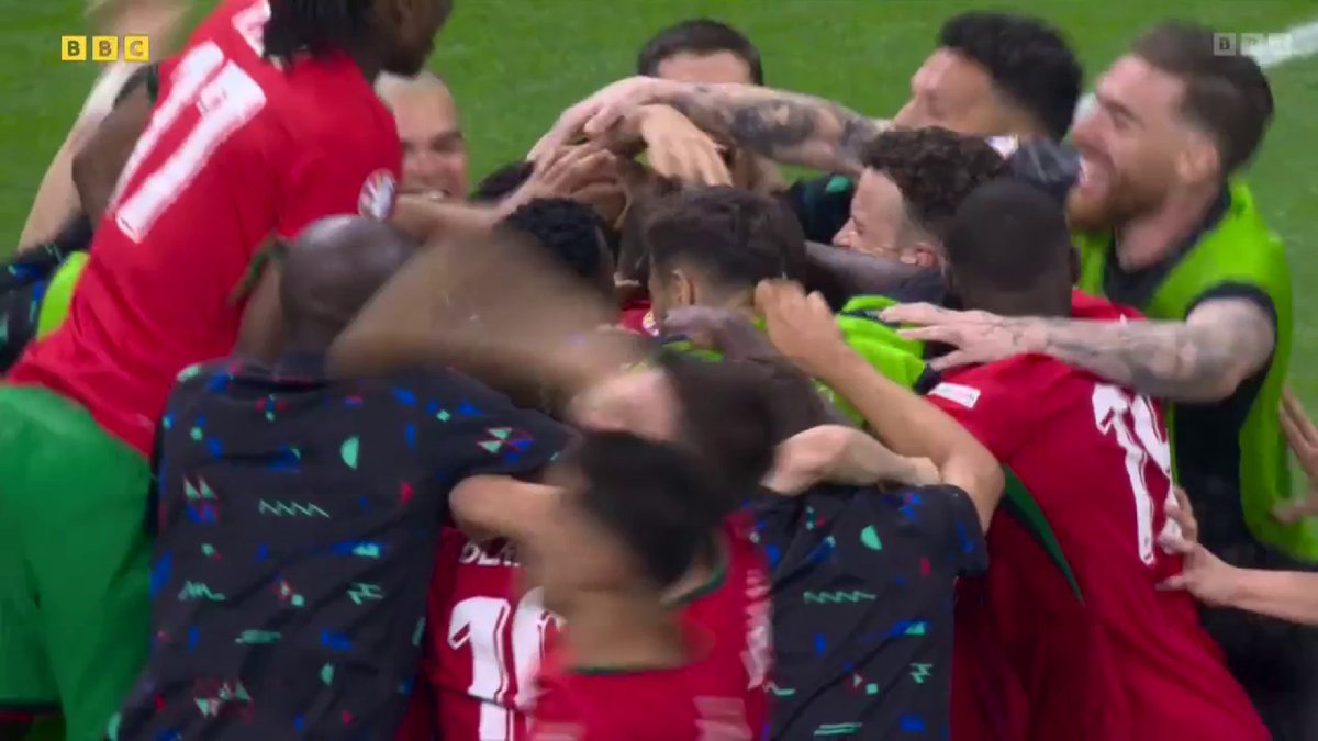 PORTUGAL ARE THROUGH TO THE QUARTER-FINALS! #BBCEuros #Euro2024 #PORSVN