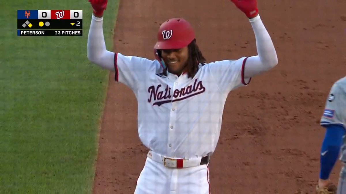 1ST MLB AT BAT. WOOD BRINGS THE LUMBER.