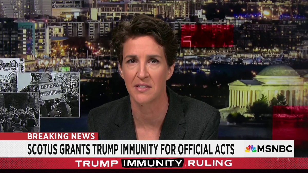 Maddow: "The only fix to this is to put someone in the White House, from here on out, who will not abuse the absolutely tyrannical power they have just been legally granted in perpetuity."