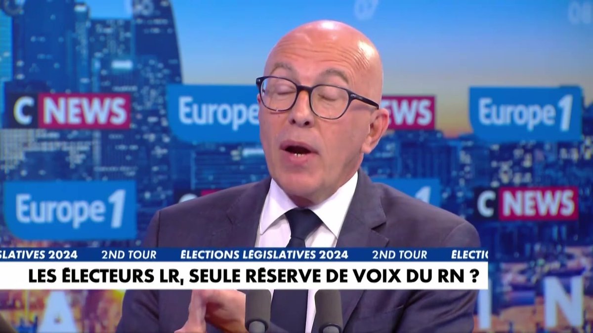 « Le programme du Nouveau Front Populaire c’est quoi ? Dès l’été la libération de 20 % des détenus. 15 000 criminels et délinquants dans la rue dès le 14 juillet » : Eric Ciotti sur Europe 1.