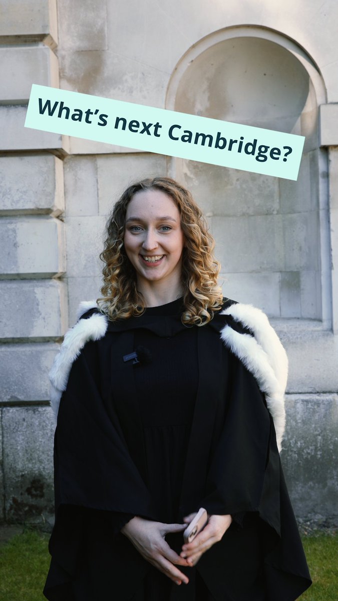 Huge congratulations to all our new graduates – we're so proud of you! 👏 So, what's next? #JustGraduated #CambridgeAlumni