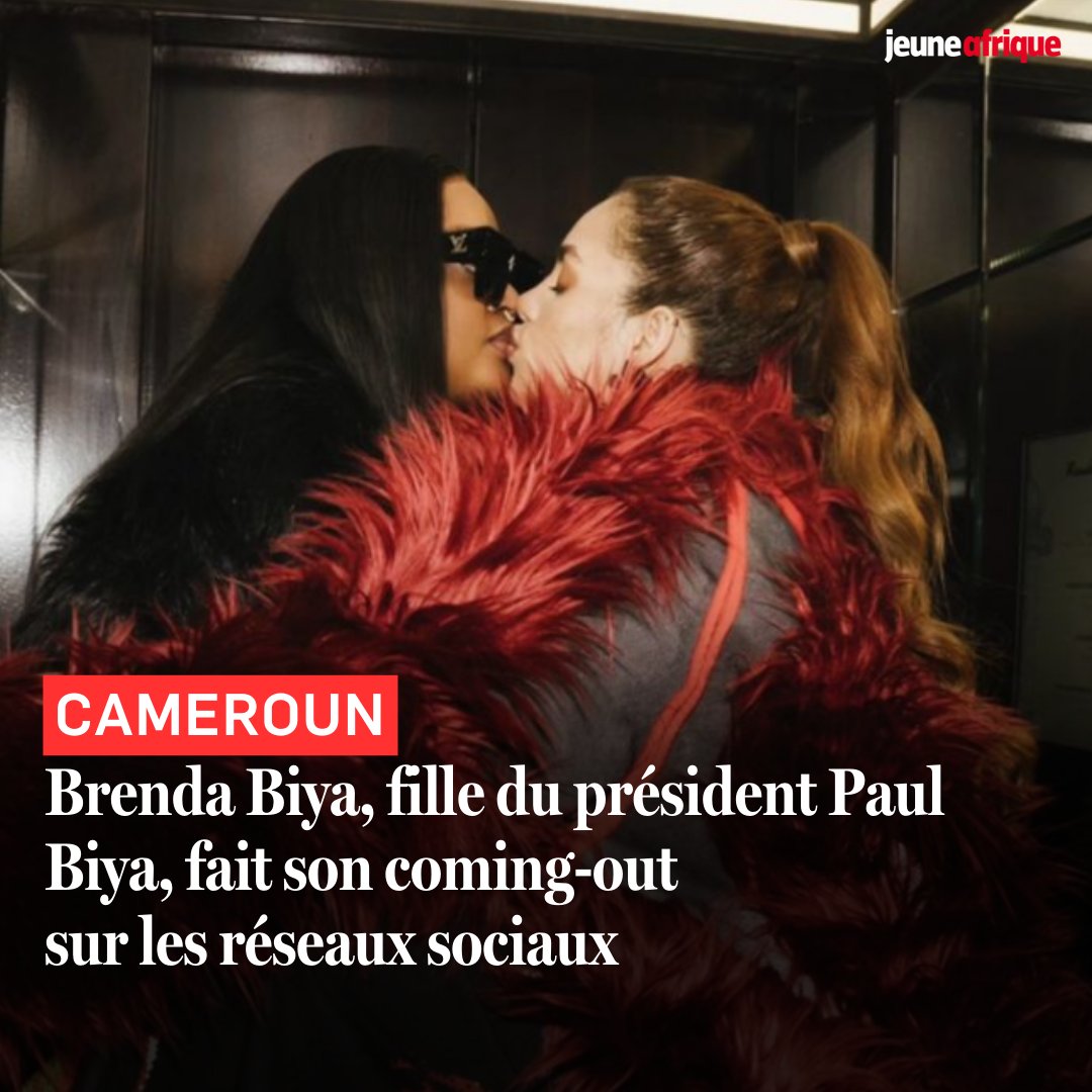 🏳️🌈 Brenda Biya, fille du président du Cameroun, a fait son coming-out sur les réseaux sociaux. Une déclaration saluée comme courageuse par les ONG et les militants LGBTQIA+, qui pourrait avoir des répercussions sur les lois pénalisant l'homosexualité dans son pays.