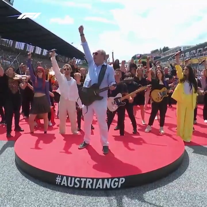 Perhaps Hans Zimmer should lead every national anthem 🤩 #F1 #AustrianGP