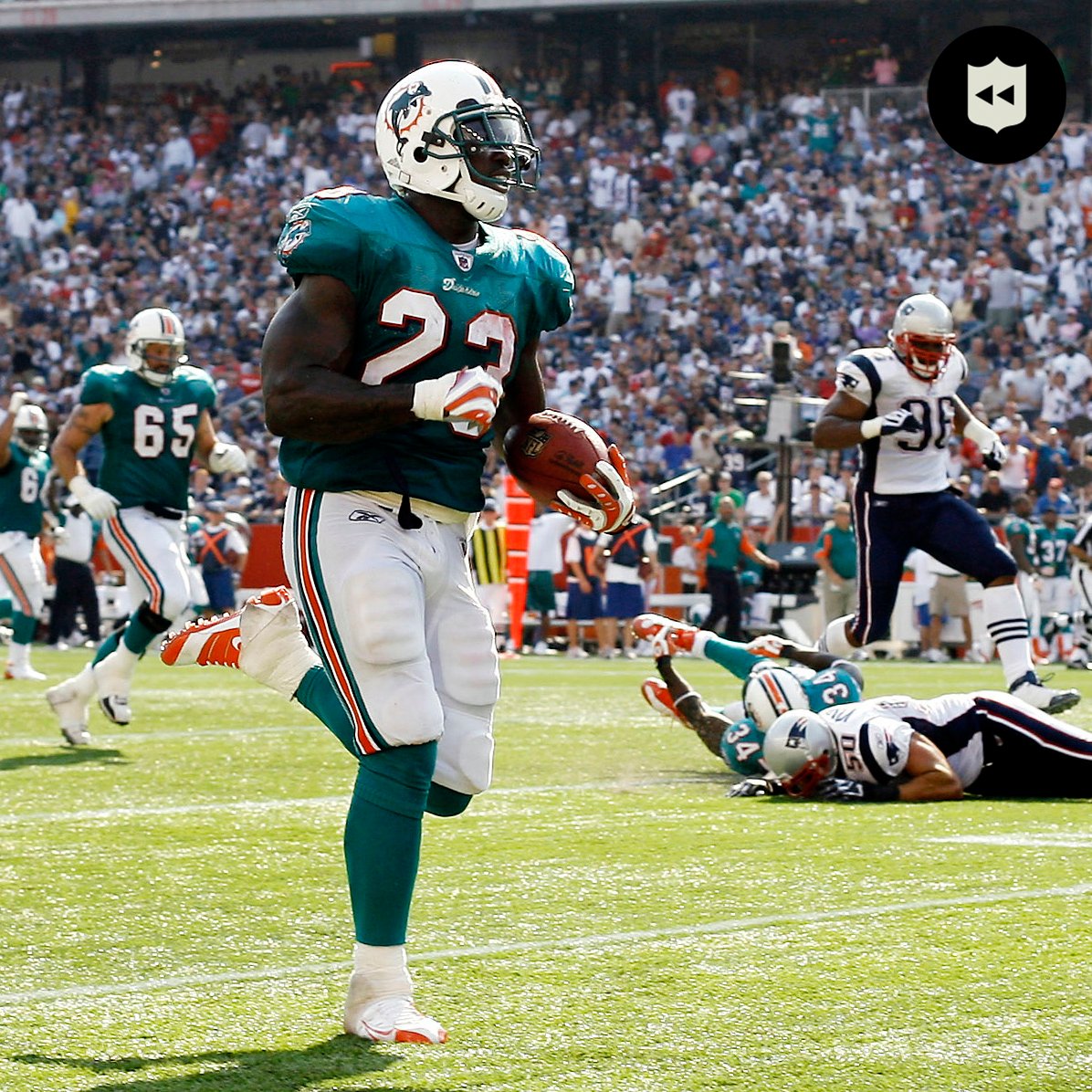 When Ronnie Brown had a game for the ages when the Miami Dolphins introduced the Wildcat Offense.