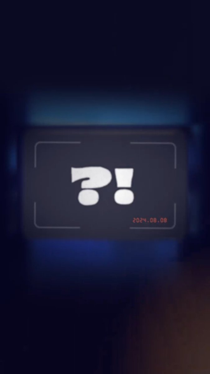 🤷"?!"🤷 2024. 08. 08. Coming Soon