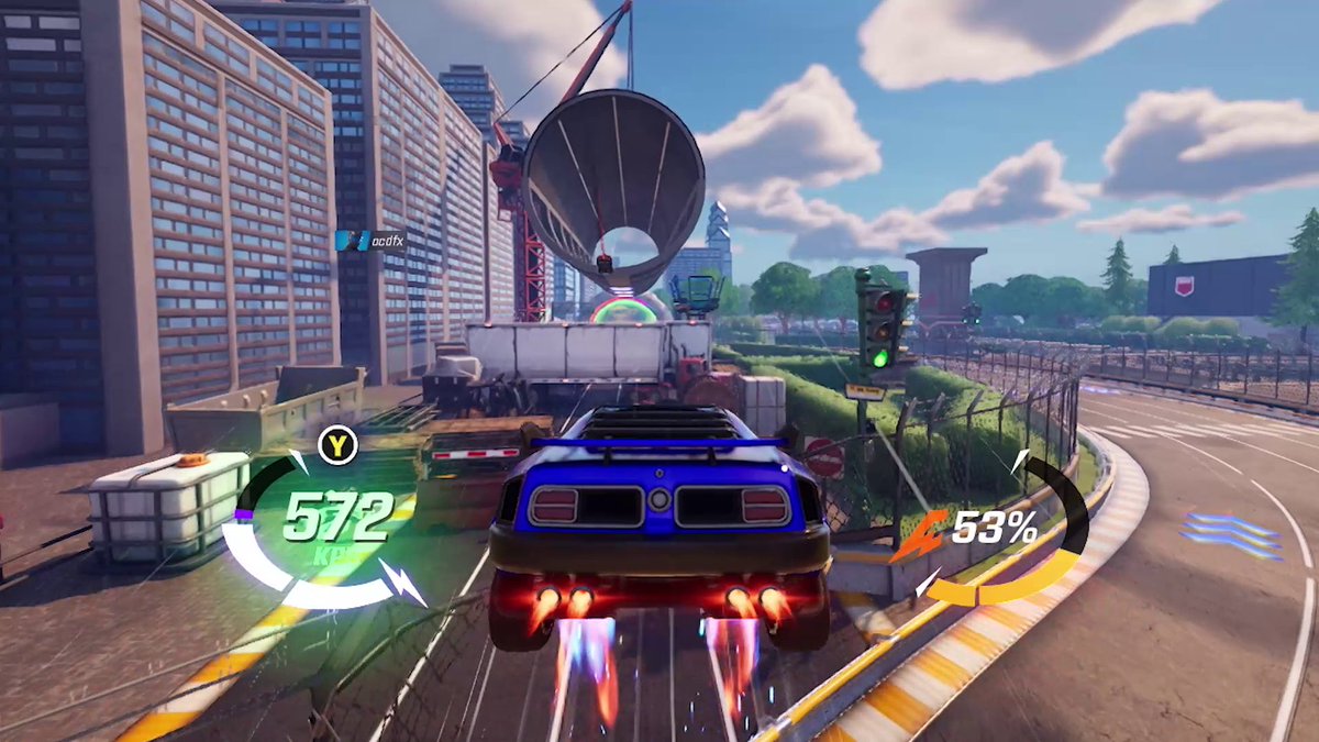 NASCAR's first custom FortniteGame Rocket Racing track is here! Grab a friend, start your engines and hit the virtual #NASCARChicago streets today! Find it in Fortnite with code: 0012-6902-9252.