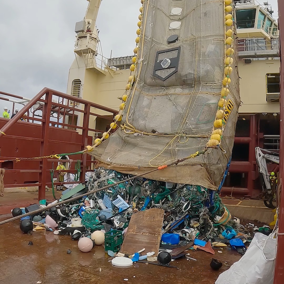 Latest extraction: over 16,000 kg (35,000 lbs) of plastic out of the ocean to be recycled into durable, sustainable products so it never re-enters the marine environment again.