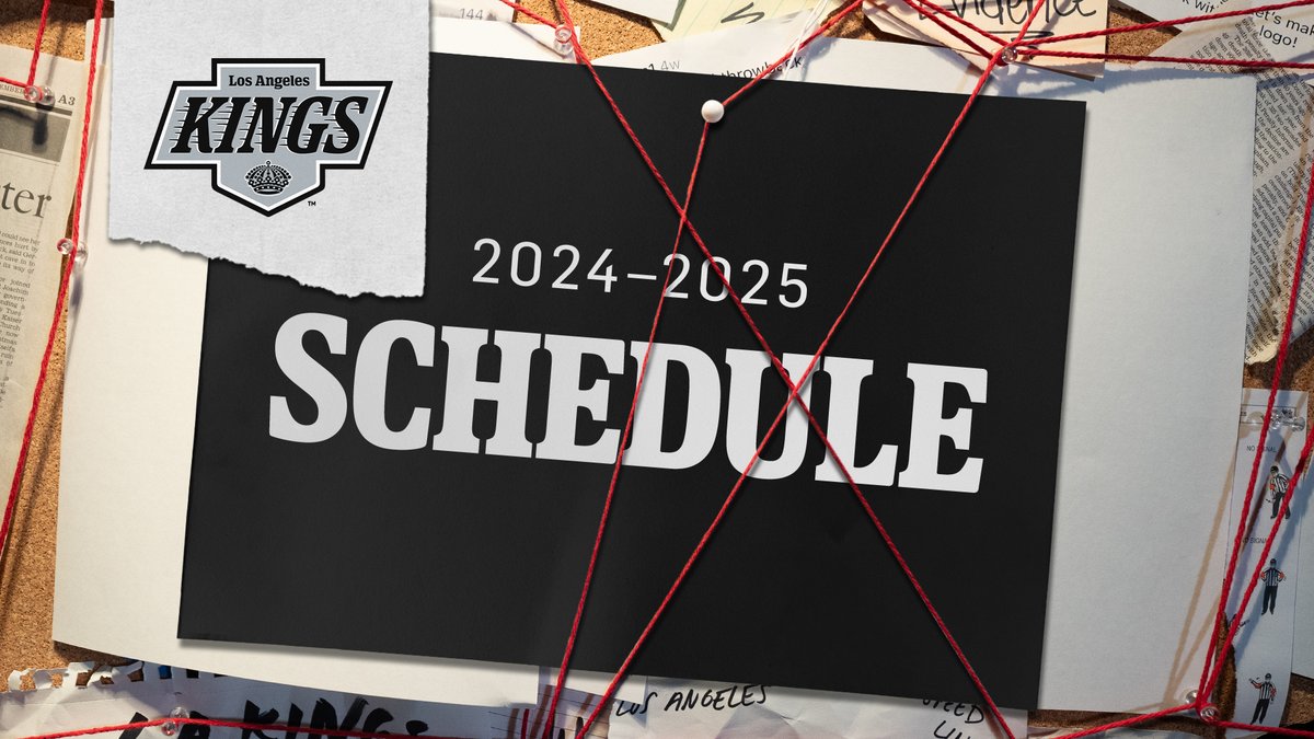 On the Hunt for Lord Stanley 🏆 Our 2024-25 Regular Season schedule is here! 📲 #GoKingsGo