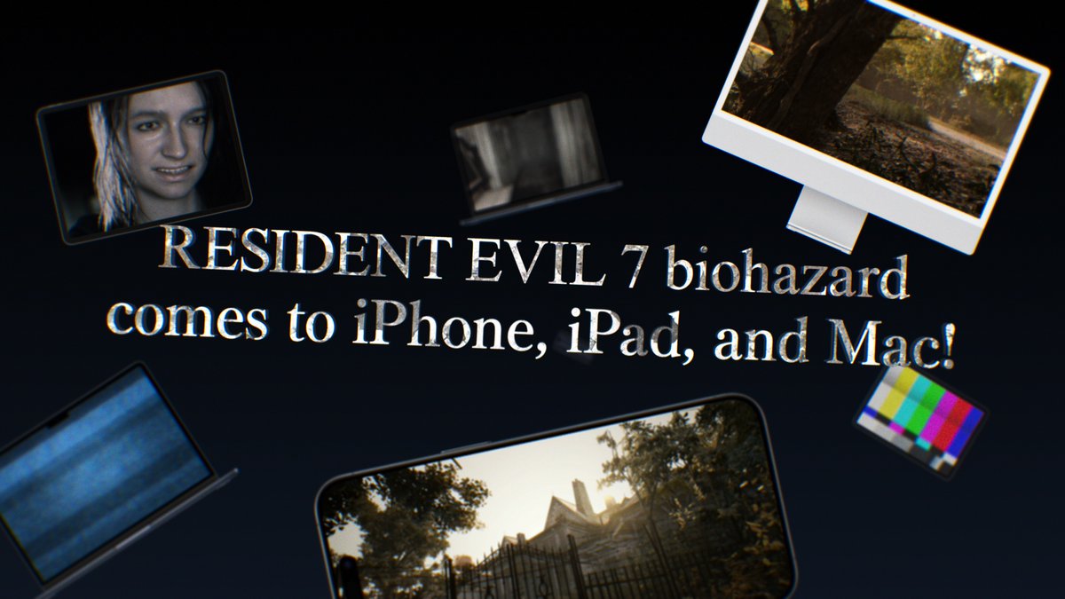 Go tell Aunt Rhody... RESIDENT EVIL 7 biohazard is now available on iPhone 15 Pro models and every iPad and Mac with the M1 chip or later!