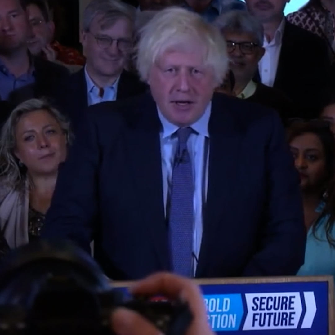 "Poor old Starmer is so terrified of disobeying left-wing dogma that he is reluctant to tell the difference between a man and a woman." Boris Johnson is back, and in a surprise Tory campaign speech he takes aim at Labour, branding a vote for them as a vote for 'imposed wokery'.