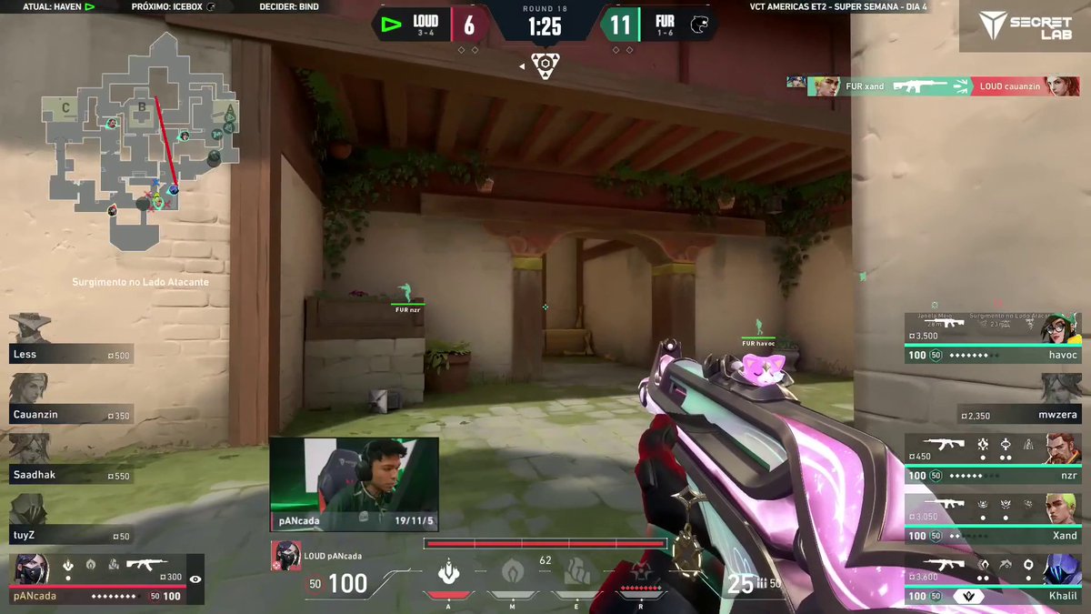 .pANcada 1v4: ele traz! INSANO #VCTAmericas
