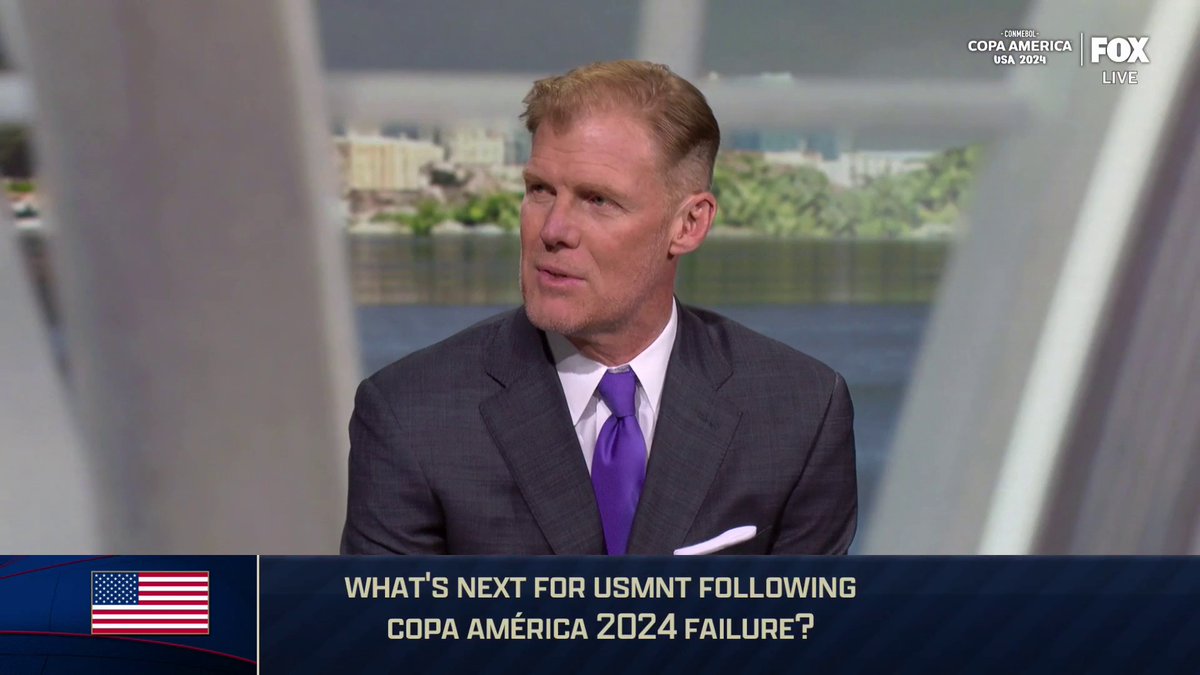 Alexi Lalas with some pointed words USSF technical director, Matt Crocker. "Matt Crocker needs to review? What, so he needs a spreadsheet, an Excel sheet, or a TED Talk or a retreat in order to figure it out? No. It's right there. You failed again."
