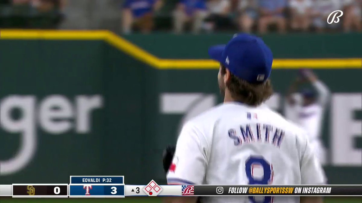 WHAT. A. PLAY. 🤯 Josh Smith Texas Rangers | #StraightUpTX | Bally Sports is now FanDuel Sports Network 📺