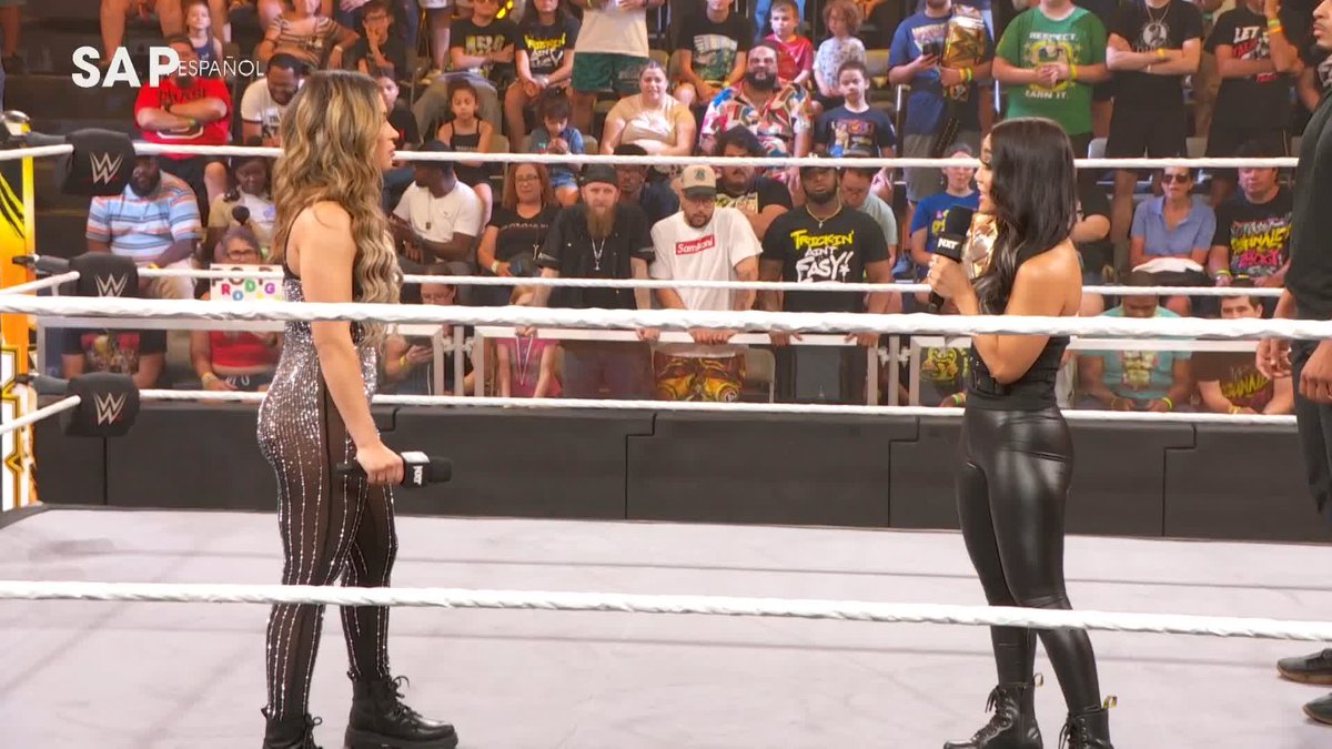 "You're in my world" roxanne is ready to show Valerie Loureda that no one is on her level 😤 #WWENXT