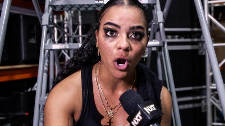 EXCLUSIVE: 𝙹 welcomes the NXT Universe to the Jaida Parker era after her Street Fight victory over Big Meech 미친. #WWENXT