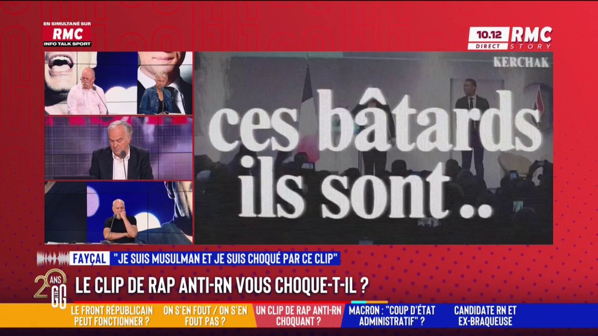 🎶 Le clip de rap anti-RN vous choque-t-il ? 📞 Fayçal au 3216 : "Nos parents nous ont appris à respecter ce beau pays qui est la France ! Je suis outré... On n'en peut plus, nous musulmans, de voir ces gens-là nous représenter dans les médias ! Ce clip est inadmissible" #GGRMC