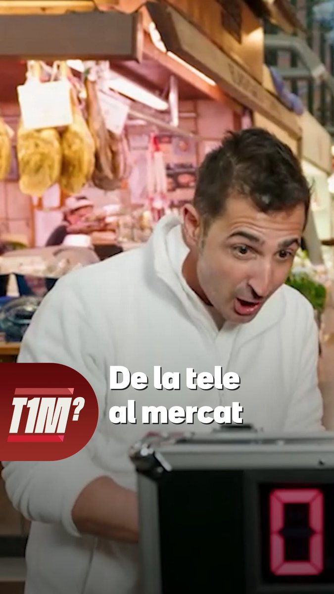 De la tele al mercat de la Independència de Terrassa, la vida dona moltes voltes! 📺🛒 #TensUnMinut3Cat Núria Marín 👑