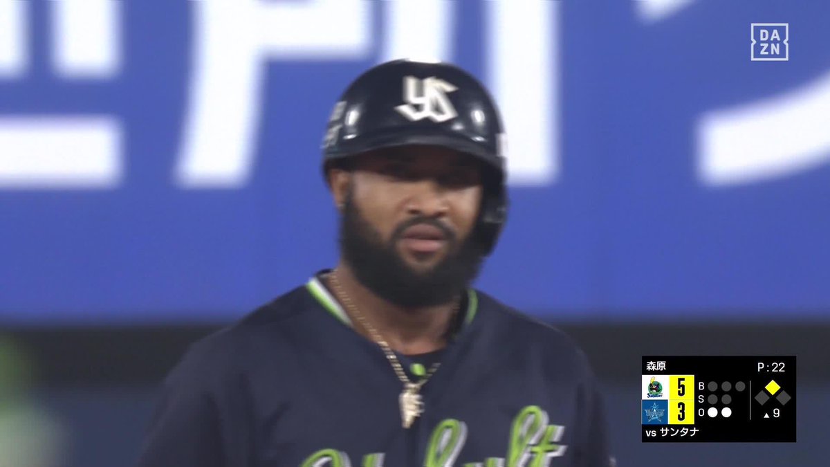 / セ界打率ランキングトップの技 \ 追い込まれてからの右打ち サンタナが勝ち越しタイムリー ⚾プロ野球(2024/7/3) 🆚DeNA×ヤクルト 📱Live on DAZN #DAZNプロ野球 #swallows