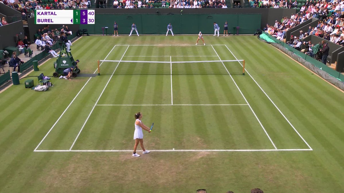 The FIRST British ladies' qualifier to reach the third round since 1997 🤯 A dream run so far for Sonay Kartal, who sets up a meeting with Coco Gauff 👀 #Wimbledon