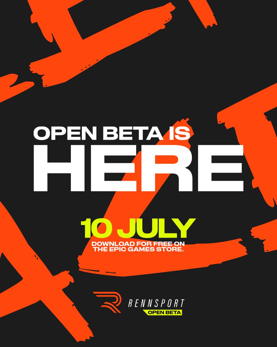 RENNSPORT Open Beta has arrived! 10th July 2024. 👊 Mark your calendars! 🗓️