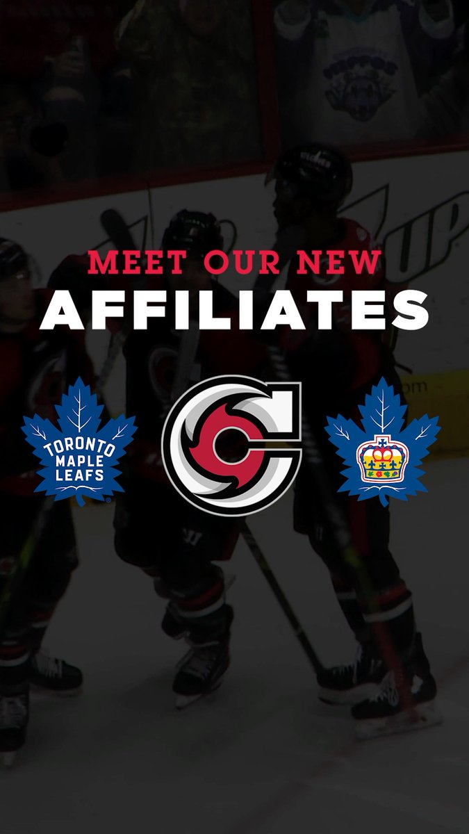 Turning over a new leaf 🍁 @cincycyclones x Toronto Maple Leafs