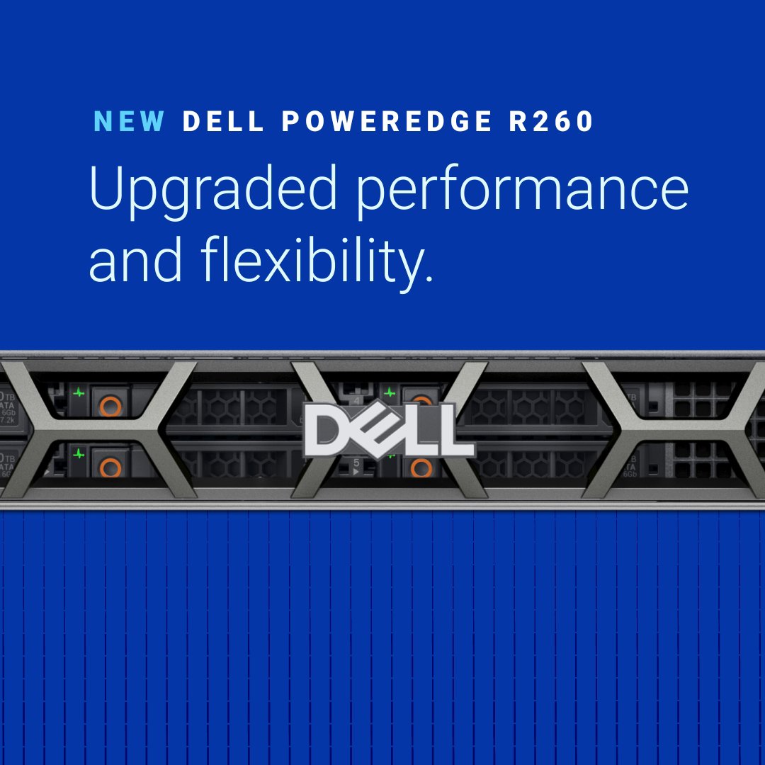 The 🆕 #PowerEdge R260 server took some notes from its prior generation to deliver bigger productivity and better performance. 📈 Learn more about this server in this infographic: