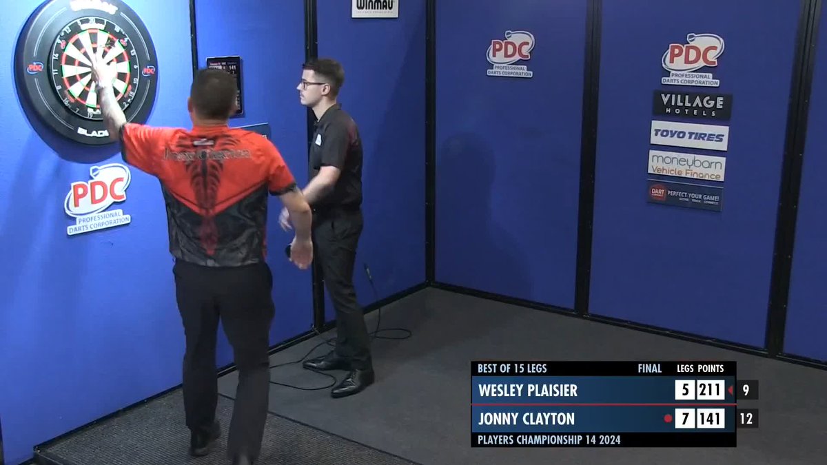 CLAYTON WINS PLAYERS CHAMPIONSHIP 14 🏆 A 106.05 average in a stunning final display from Jonny Clayton as he beats Wesley Plaisier 8-5. A first ProTour title since May last year for Clayton... 👏 📺 | #PC14