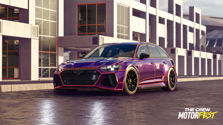It's time to bring some glamour 👠 #TheCrewMotorfest 🤝 Audi RS6