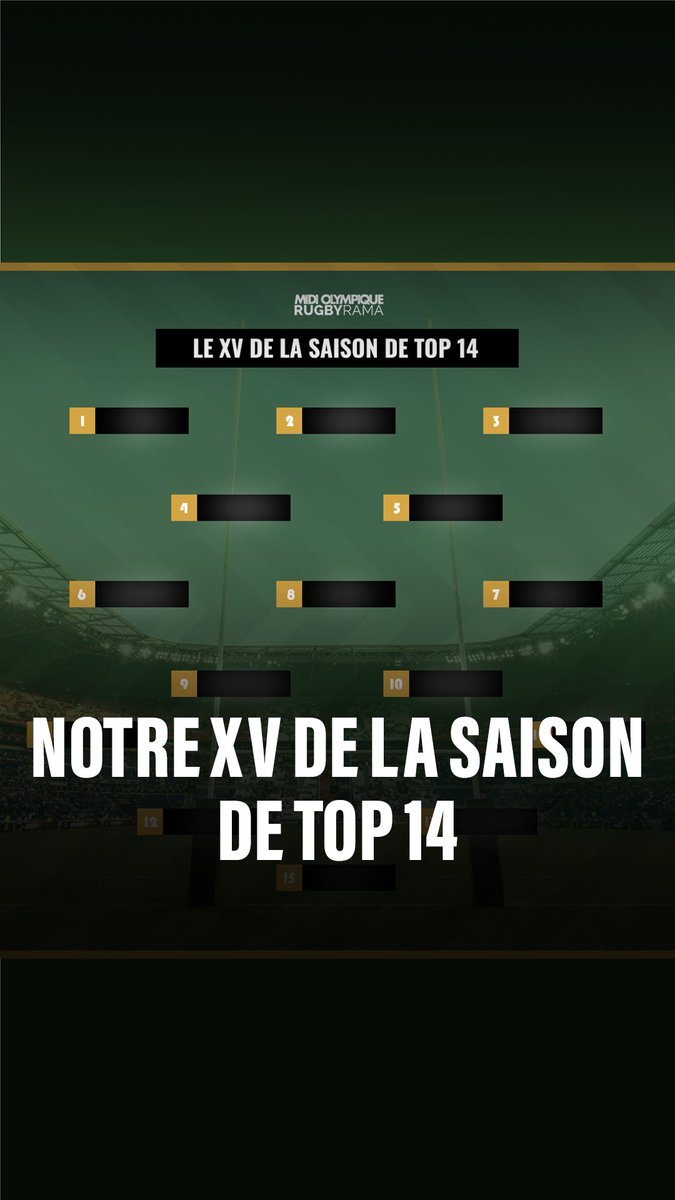 Couilloud, Tatafu, Depoortere... Voici notre XV de la saison 2023-2024 de Top 14 🔥 À noter qu'il faut avoir joué au moins 14 matchs, soit plus de la moitié de la saison pour y figurer. Bye bye les Dupont, Meafou ou Penaud... Dis nous qui tu aurais mis qui dans cette équipe 🆙