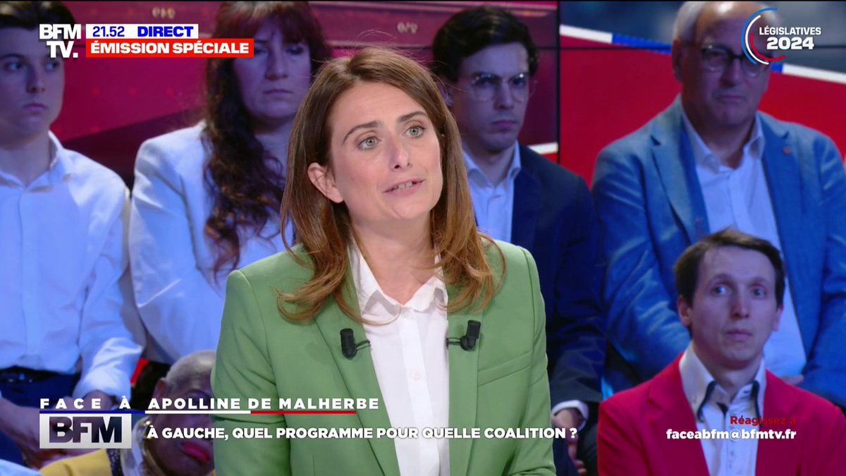Marine Tondelier: "Toutes les personnes qui racontent des horreurs sur les migrants n'ont jamais mis les pieds dans un camp de réfugiés, n'ont jamais regardé dans les yeux ces personnes dont elles parlent" #FACEABFM