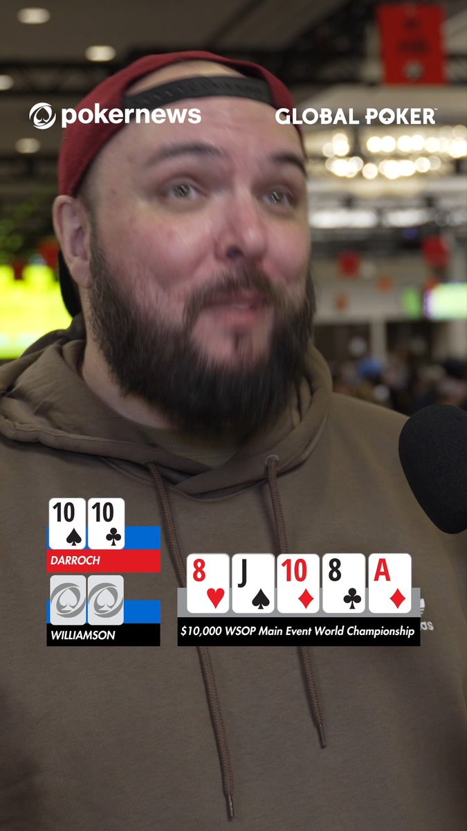 We asked DramaticDegen how he busted in the VERY FIRST HAND 🤯 of the $10,000 WSOP - World Series of Poker Main Event!! Could you have found a way to survive here? Or are you always going bust!? 👀