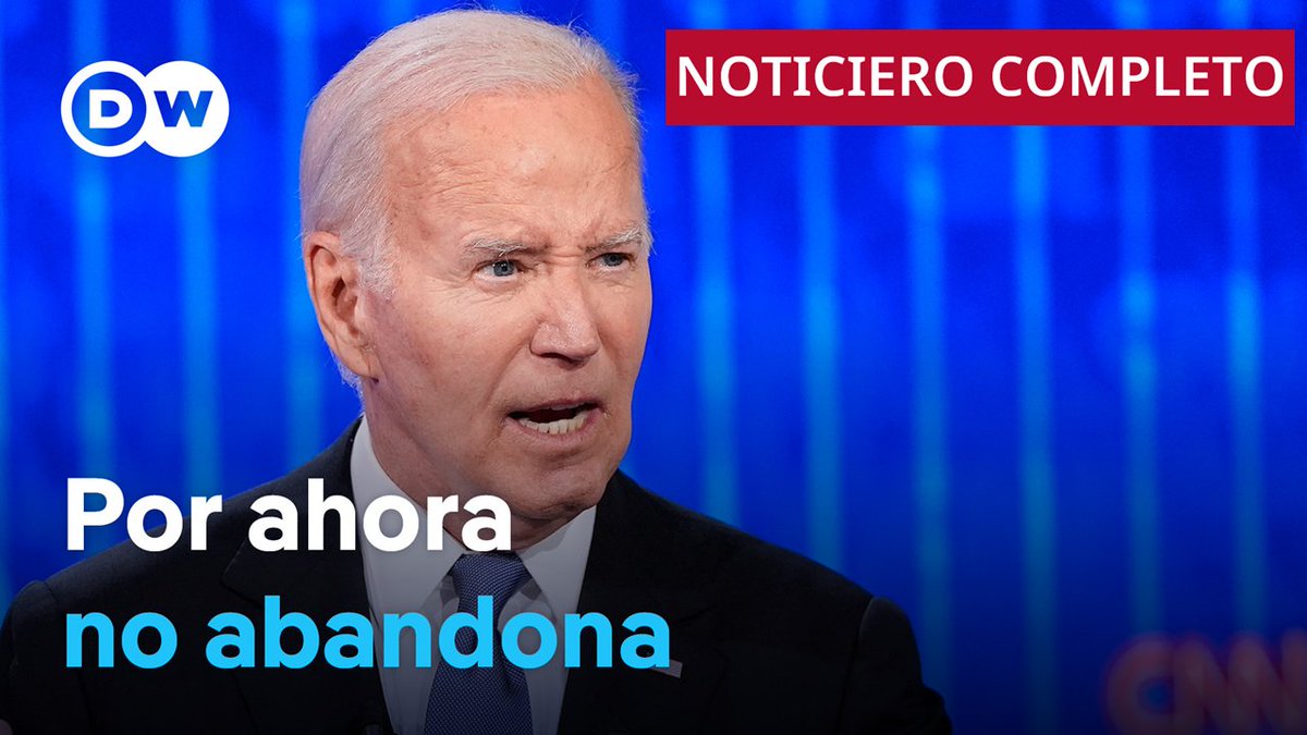🔴DW Noticias del 3 de julio: Biden intenta despejar dudas sobre candidatura [Noticiero completo] Mientras Donald Trump aumenta su ventaja sobre Joe Biden en los sondeos, el presidente estadounidense lucha por salvar su candidatura.