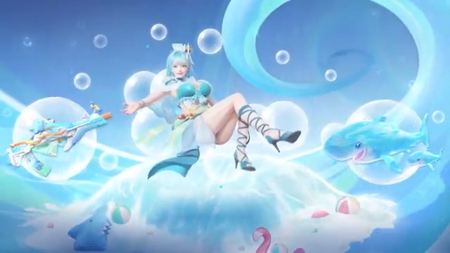 「サマーランド」ガチャ、7/5 0時から開催🎊 🪂専用降下モーションやオブジェ付きの パラシュートが登場!待機場アニメーションも⁉️ ⚔️1人称展示や、専用の撃破音や撃破エフェクトを 有した95式が登場! ⚡️「バイク:キュートシャーク」に乗って一緒に出撃! リプライで10名に2000円アマギフ🎁