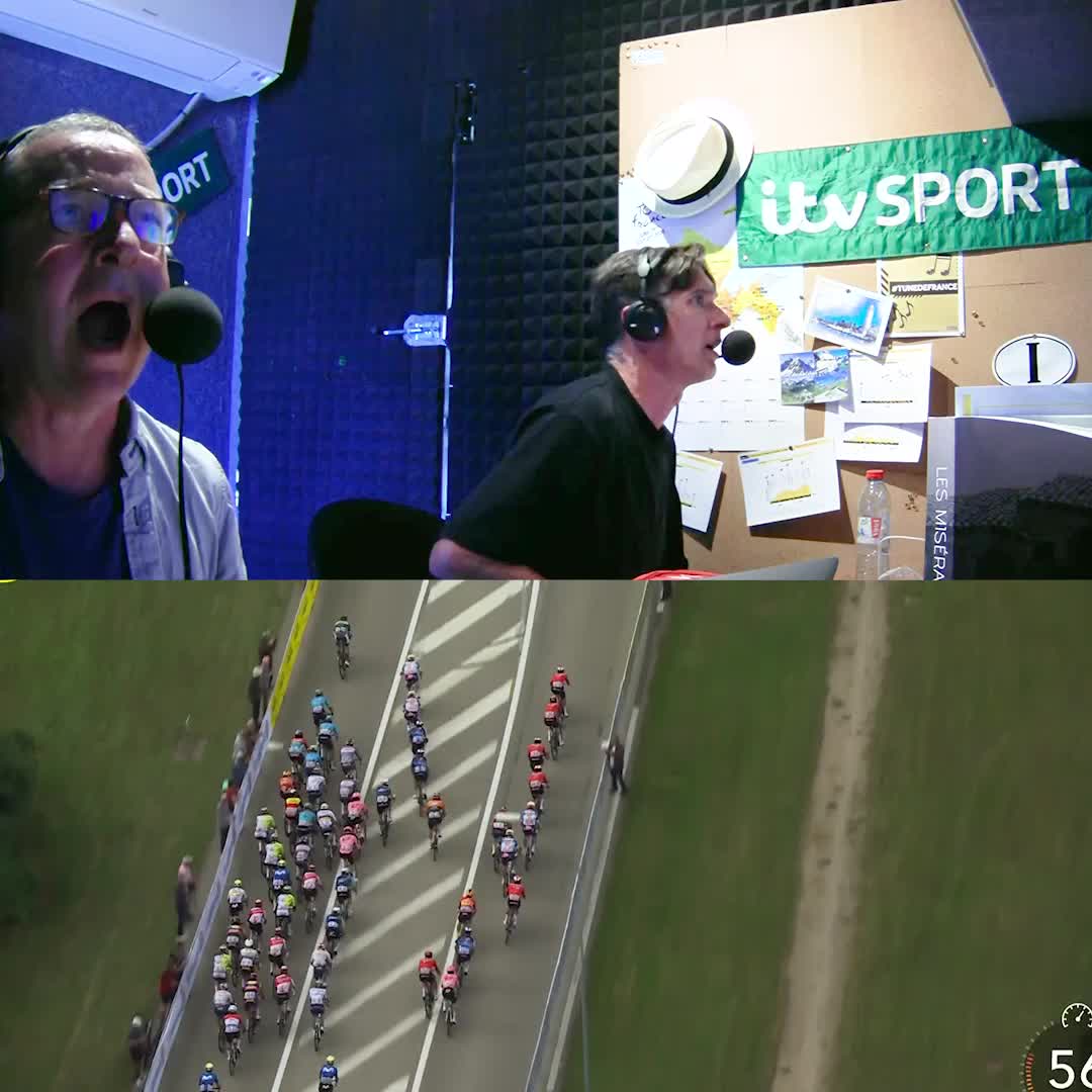 You saw it live 🇮🇲🚀 Now watch the moment @nedboulting and David Millar called a piece of history 🎙️ #TDF2024