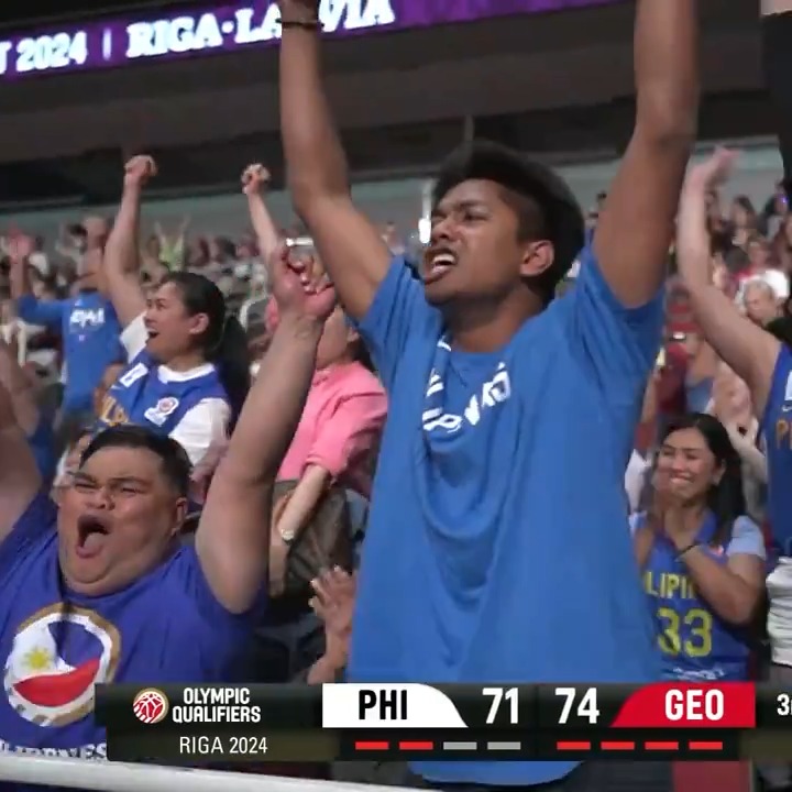 When the hoop gods are on your side 🙏🏀 #FIBAOQT 📺 💻