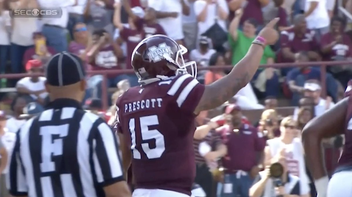 People forget how dominant Dak Prescott was at Mississippi State 🍿