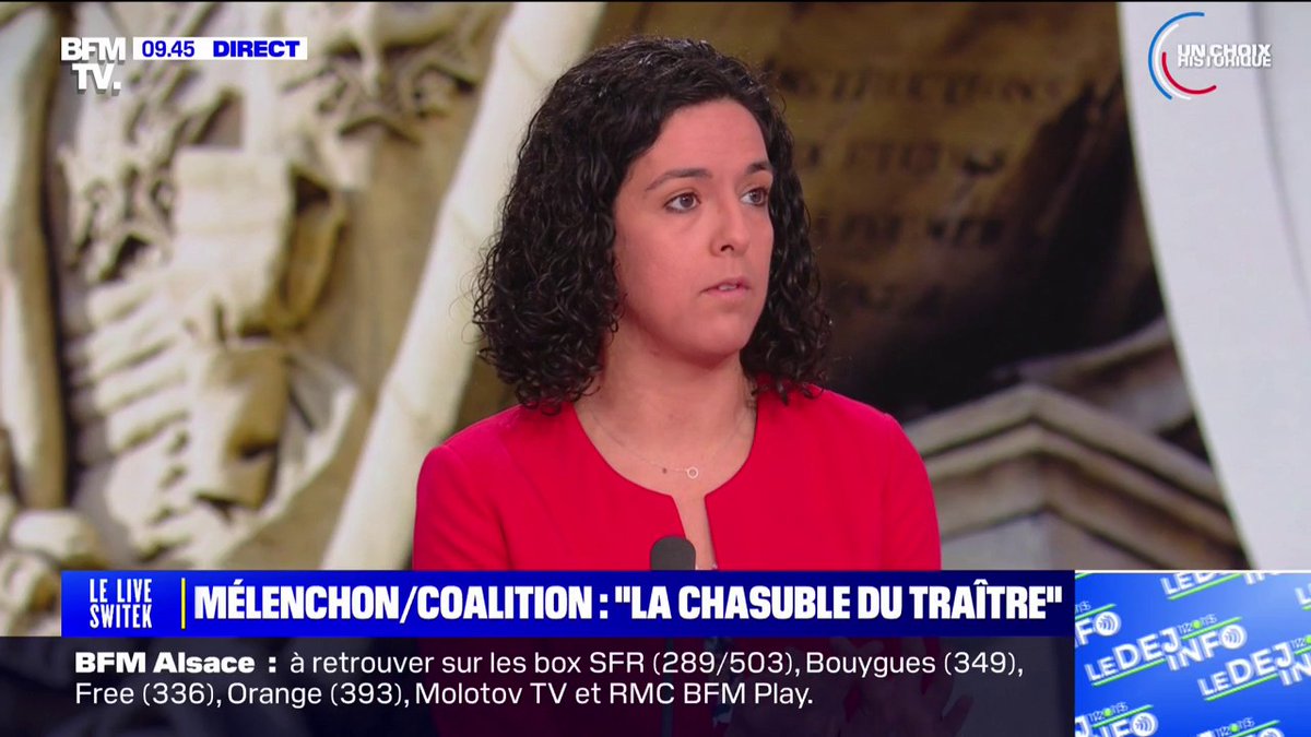 Manon Aubry (LFI): "Je n'irai pas au gouvernement avec monsieur Macron"