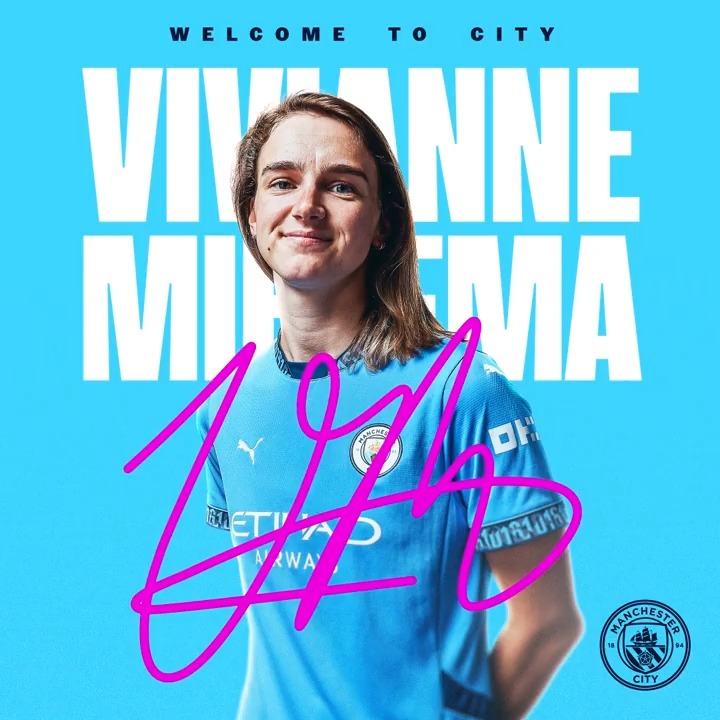The one you've been waiting for... Welcome to City, Vivianne Miedema! 🩵