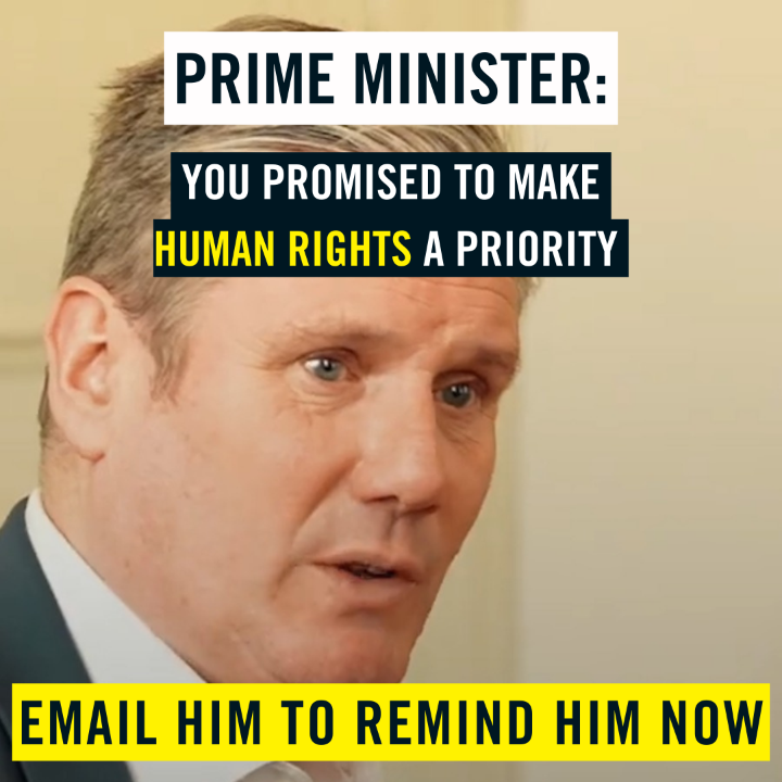 The UK desperately needs a fresh start on human rights. Call on the new Prime Minister to make good on his past promises and make human rights a priority. Email the new Prime Minister now 👉🏽 #ElectionResults #KeirStarmer #GE24 #GeneralElection2024