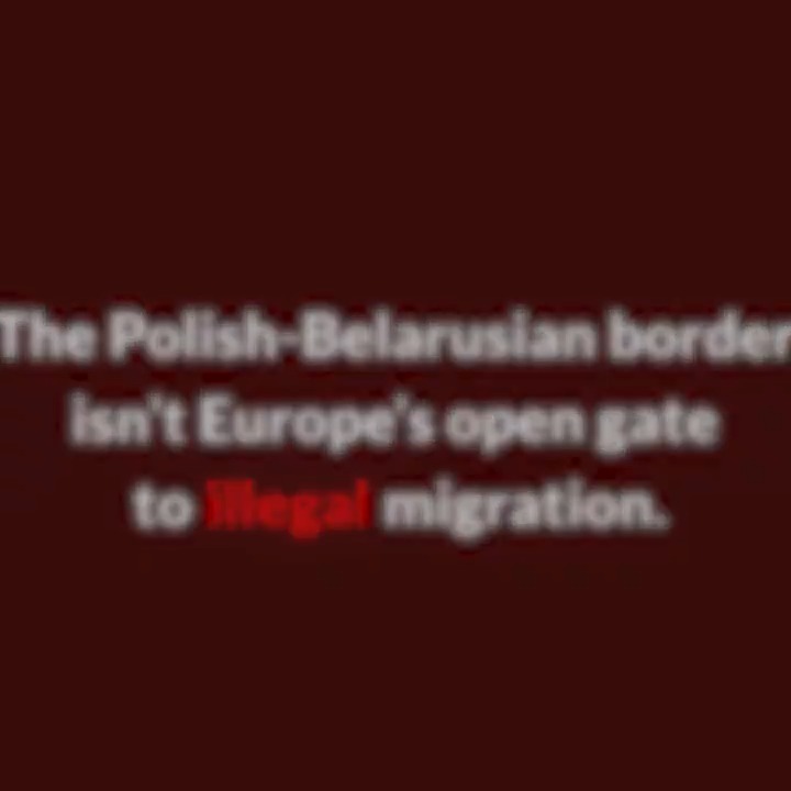 Faced with the problem of illegal migration on the Polish-Belarusian border, along with Poland MOD 🇵🇱 and Straż Graniczna, we are sending a clear message to all potential immigrants: don't try to cross the border. Don’t let Belarusian and Russian services take advantage of you❗️