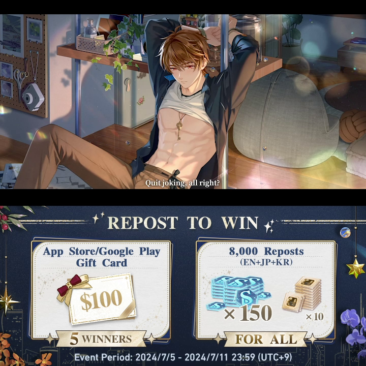 #WhereTheHeartBelongs #TearsOfThemis 3rd Anniversary Event Trailer ✅ Follow & repost 🎁 A 100USD gift card (5 winners) 💝 Reach 8,000 reposts (EN+JP+KR) to unlock S-Chip ×150 and Oracle of Justice III ×10 FOR ALL ✦Japanese dubbed version: #ToT3rdAnniv