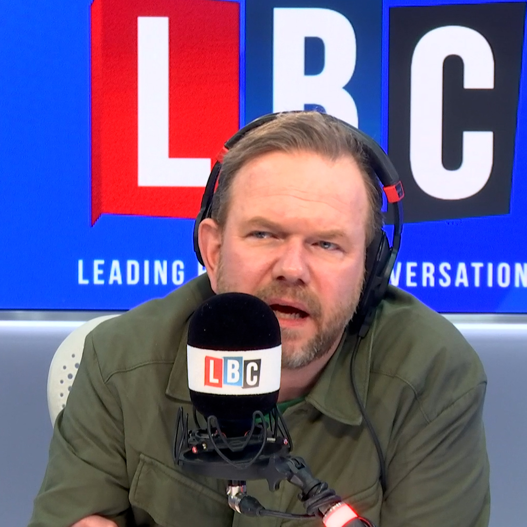 “Bye bye, don't let the door smash you on the backside…” James O'Brien bids farewell to the Conservative Party.