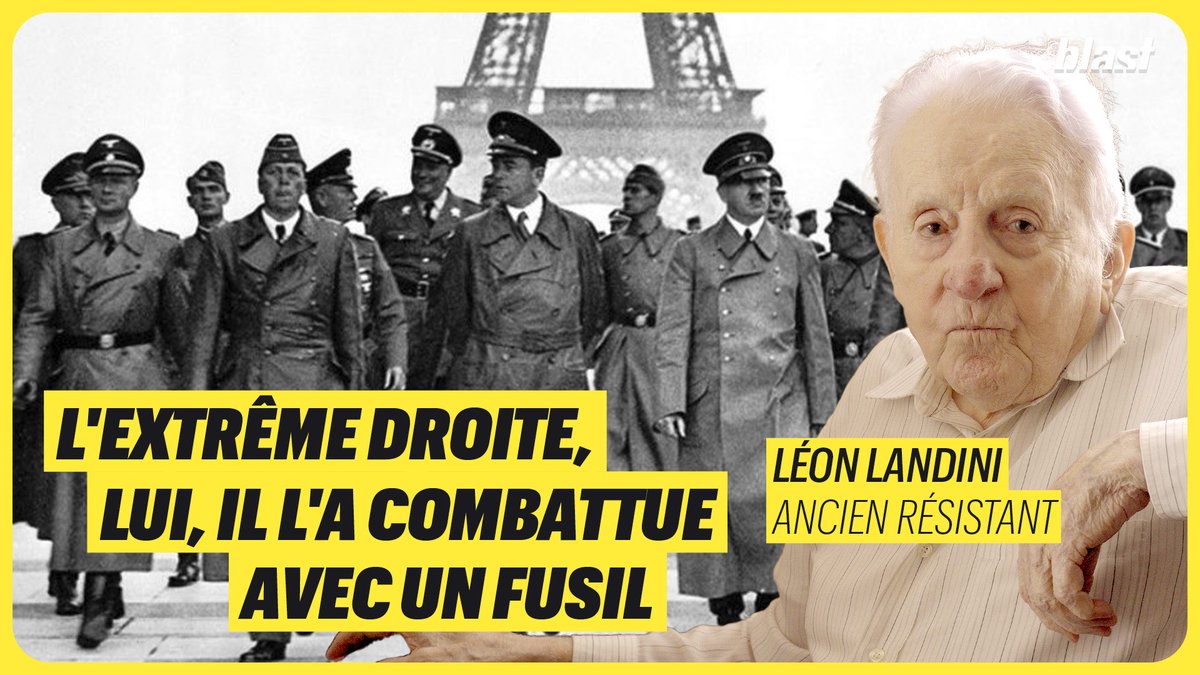 L'extrême droite, lui, il l'a combattue avec un fusil ➡️ Dans cet entretien, celui qui a combattu le fascisme pendant la Seconde Guerre mondiale nous apporte un regard avisé sur la situation que nous traversons. Par Ibrahim Benaissa.
