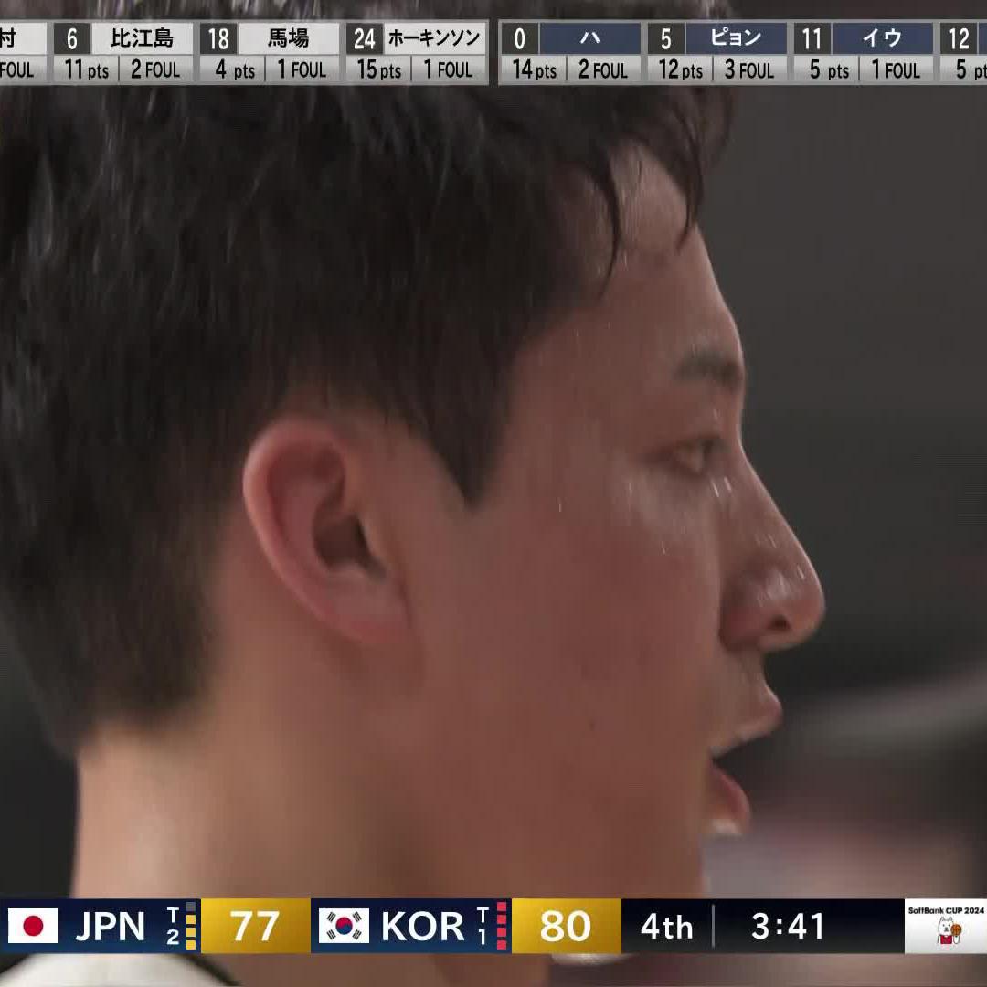 これが日本の至宝・河村勇輝🔥🔥🔥 Yuki Kawamura / 河村勇輝 #AkatsukiJapan #SoftBankCUP2024