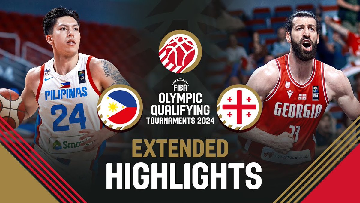 The Philippines rallied from 20 points down to historically qualify for the #FIBAOQT semi-finals, despite a narrow loss to Georgia. Enjoy these extended highlights and visit Courtside1891 for live streams and more! ๐ป ๐บ