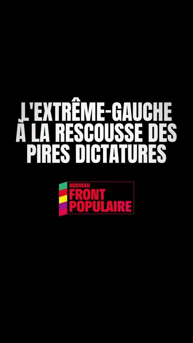 🚨 Dimanche, ne laissez pas ces admirateurs des pires dictatures prendre le pouvoir dans notre pays ! 🇫🇷 Pour une France libre et fière ➡️ #BardellaPremierMinistre. #legislatives2024