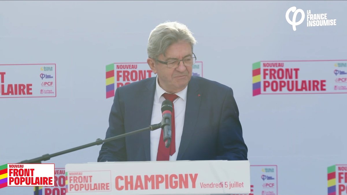 Si nous avons la majorité absolue avec le Nouveau Front Populaire, nous reconnaîtrons l'État palestinien. Depuis des mois, nous protestons contre les massacres et pour un cessez-le-feu à Gaza. La logique de la guerre et du colonialisme ne mène nulle part. #OnVoteNFP